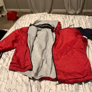 Reversible windbreaker jacket